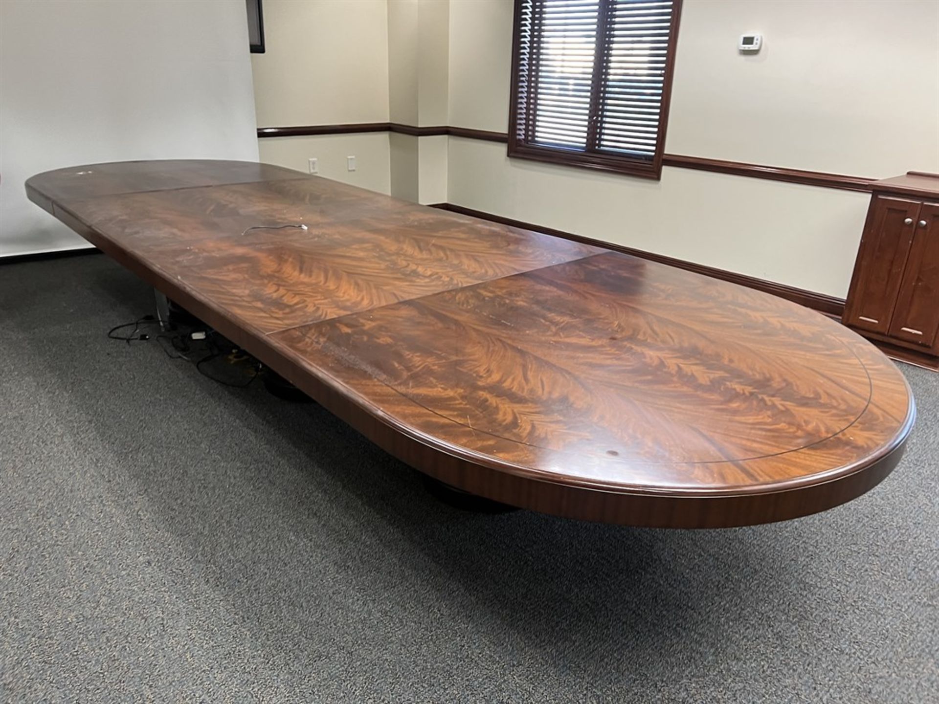Contents of Office, Approx. 15' x 4' Conference Table, Side Table, Credenza (BUILDING 32)