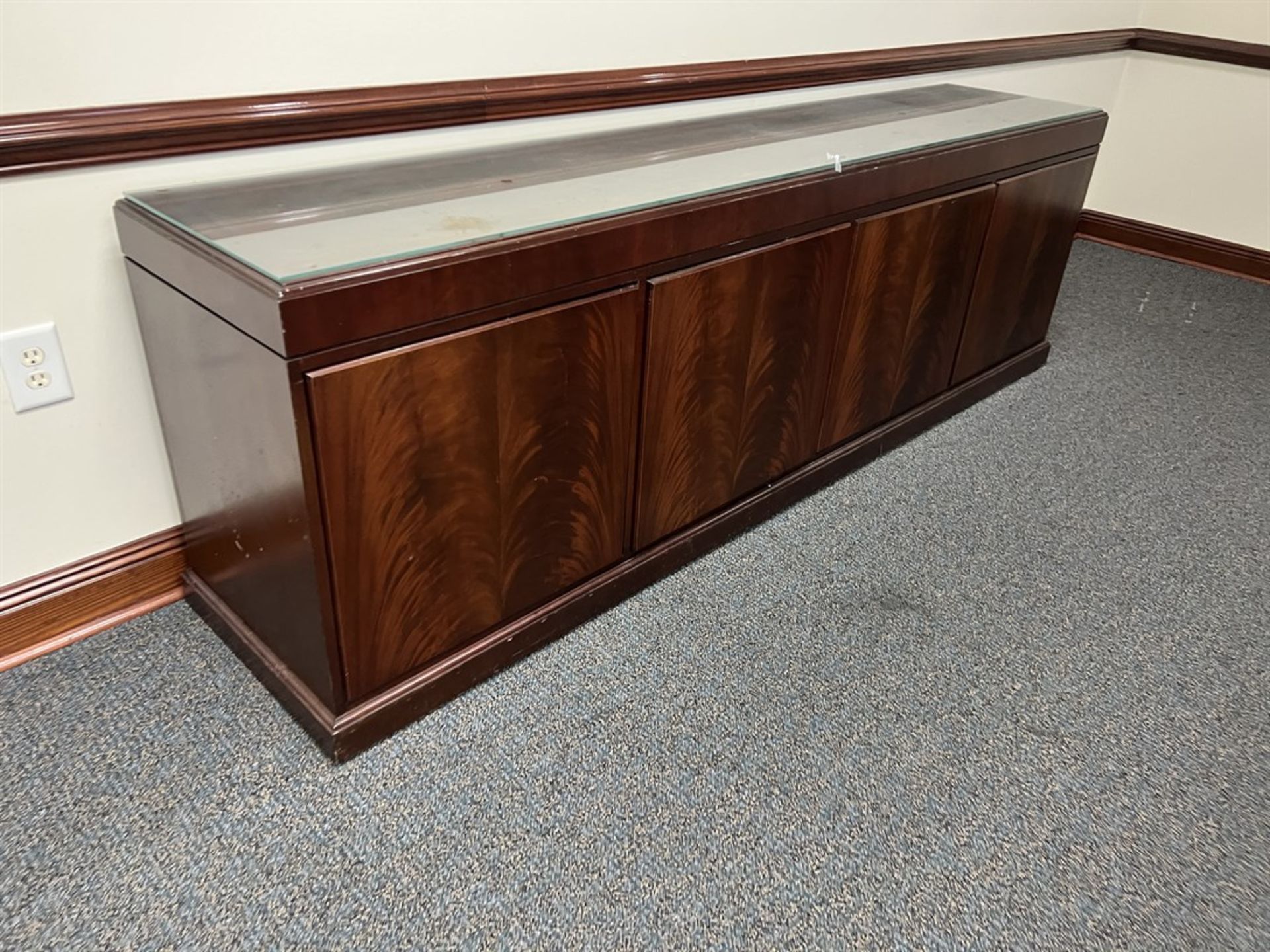 Contents of Office, Approx. 15' x 4' Conference Table, Side Table, Credenza (BUILDING 32) - Image 3 of 3