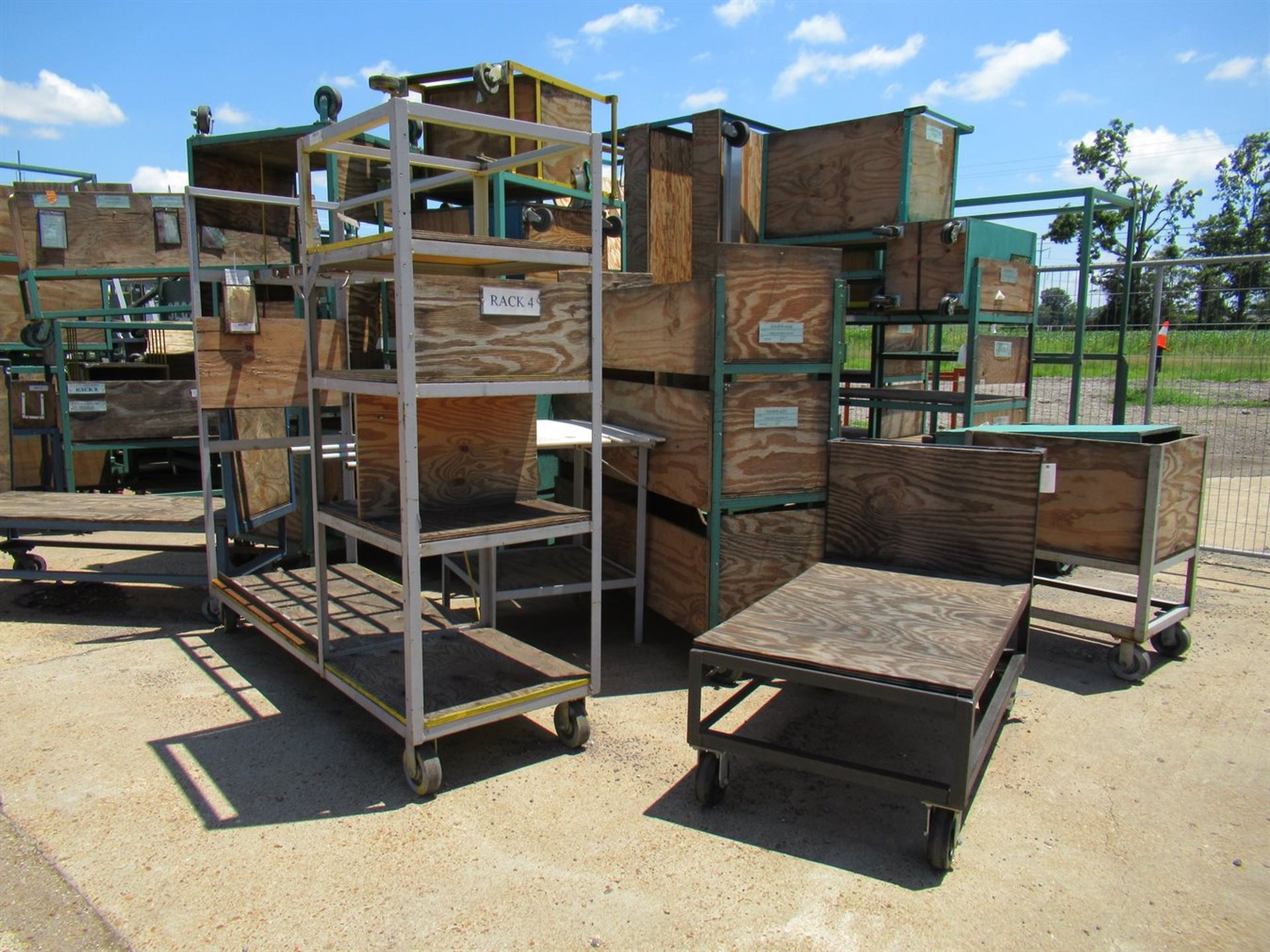 Large Lot Approx. 50 Portable Racks / Carts,Platform Carts, Table - Image 5 of 6