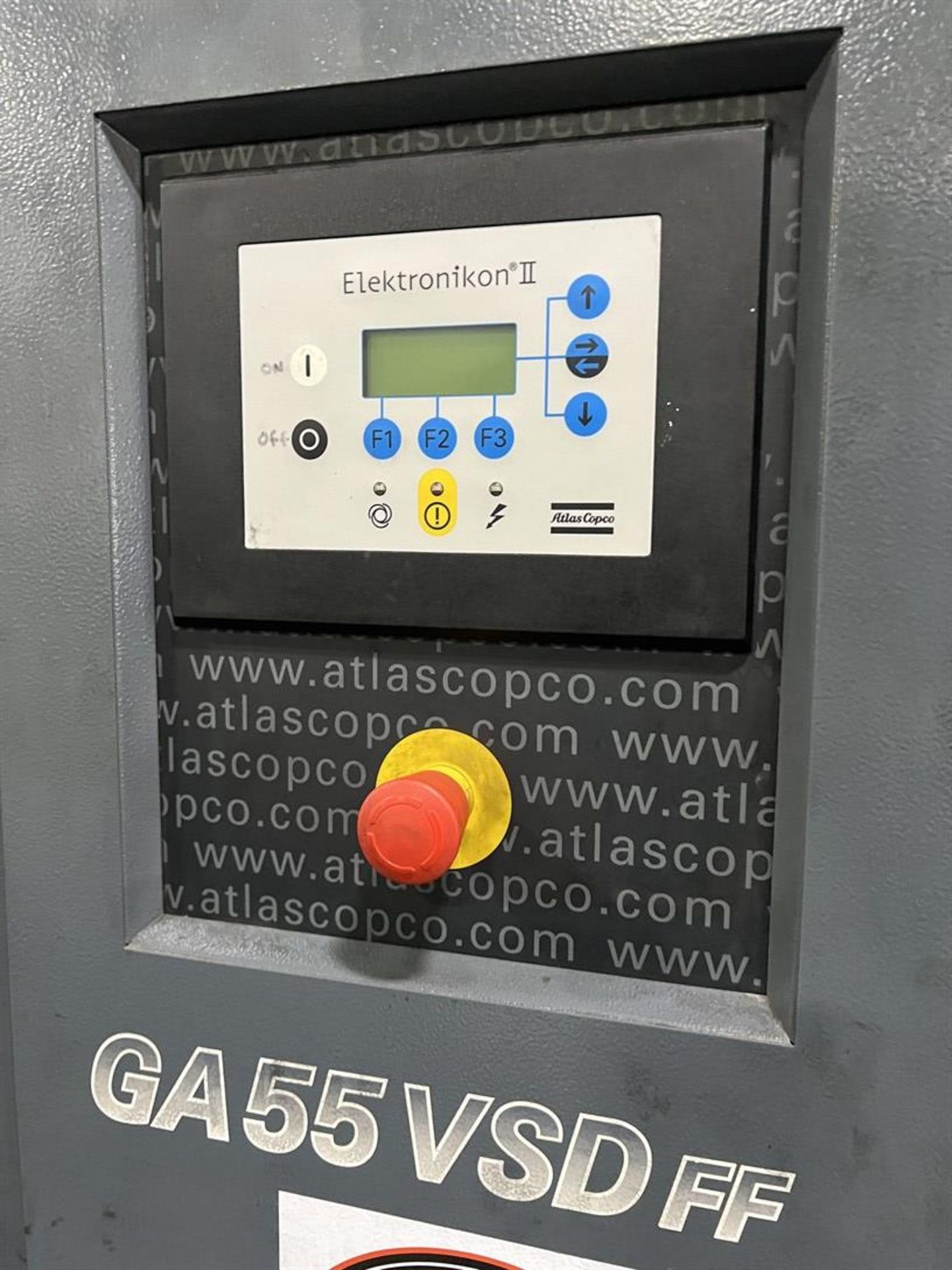 2008 ATLAS COPCO GA55VSD Air Compressor, s/n AP1575669, 75 HP, 185 PSI, (parts machine) - Image 2 of 4