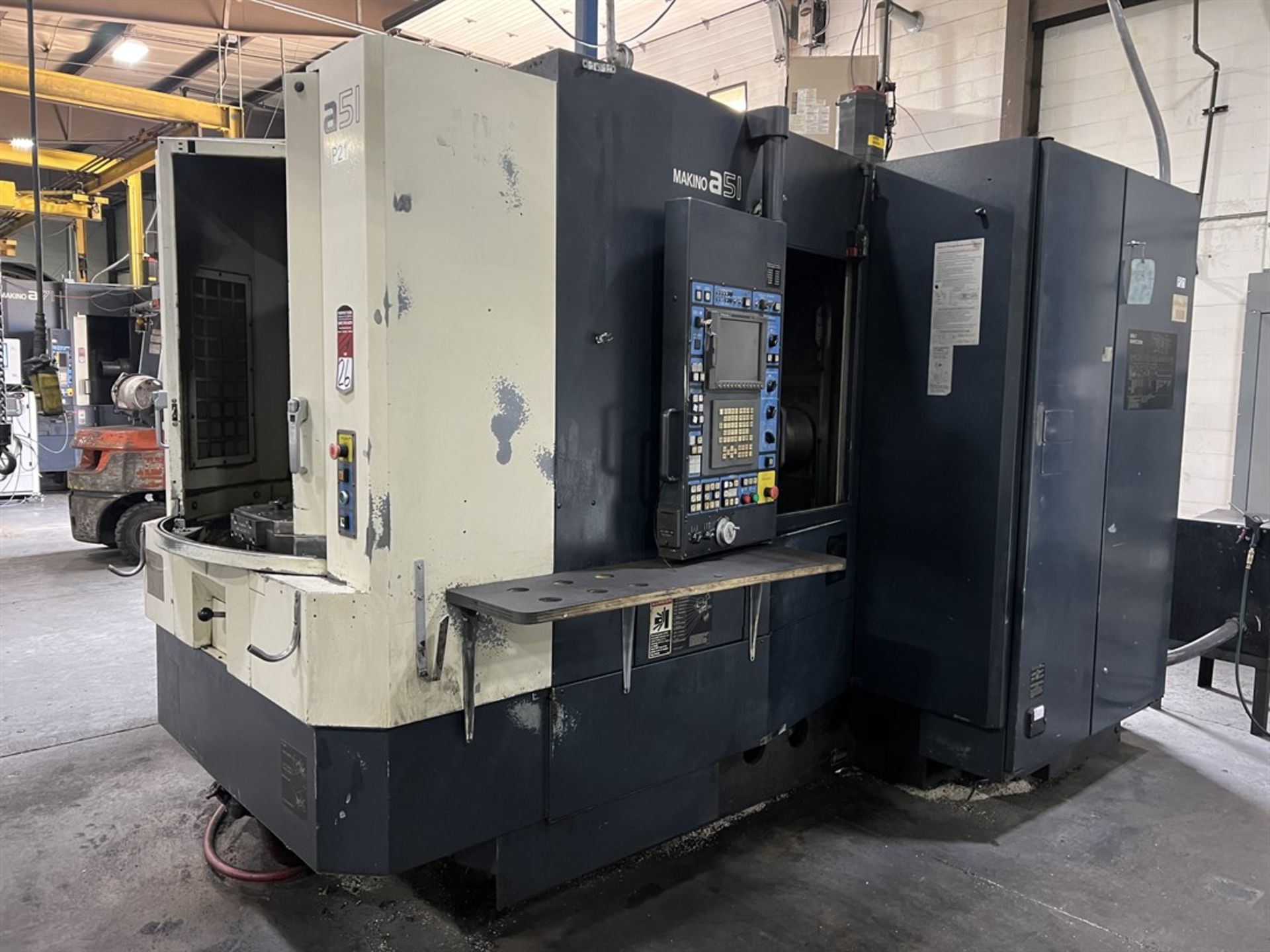 2004 MAKINO A51 4-Axis Horizontal Machining Center, s/n 335, Professional 3 Control, 22"X, 22"Y, 23(