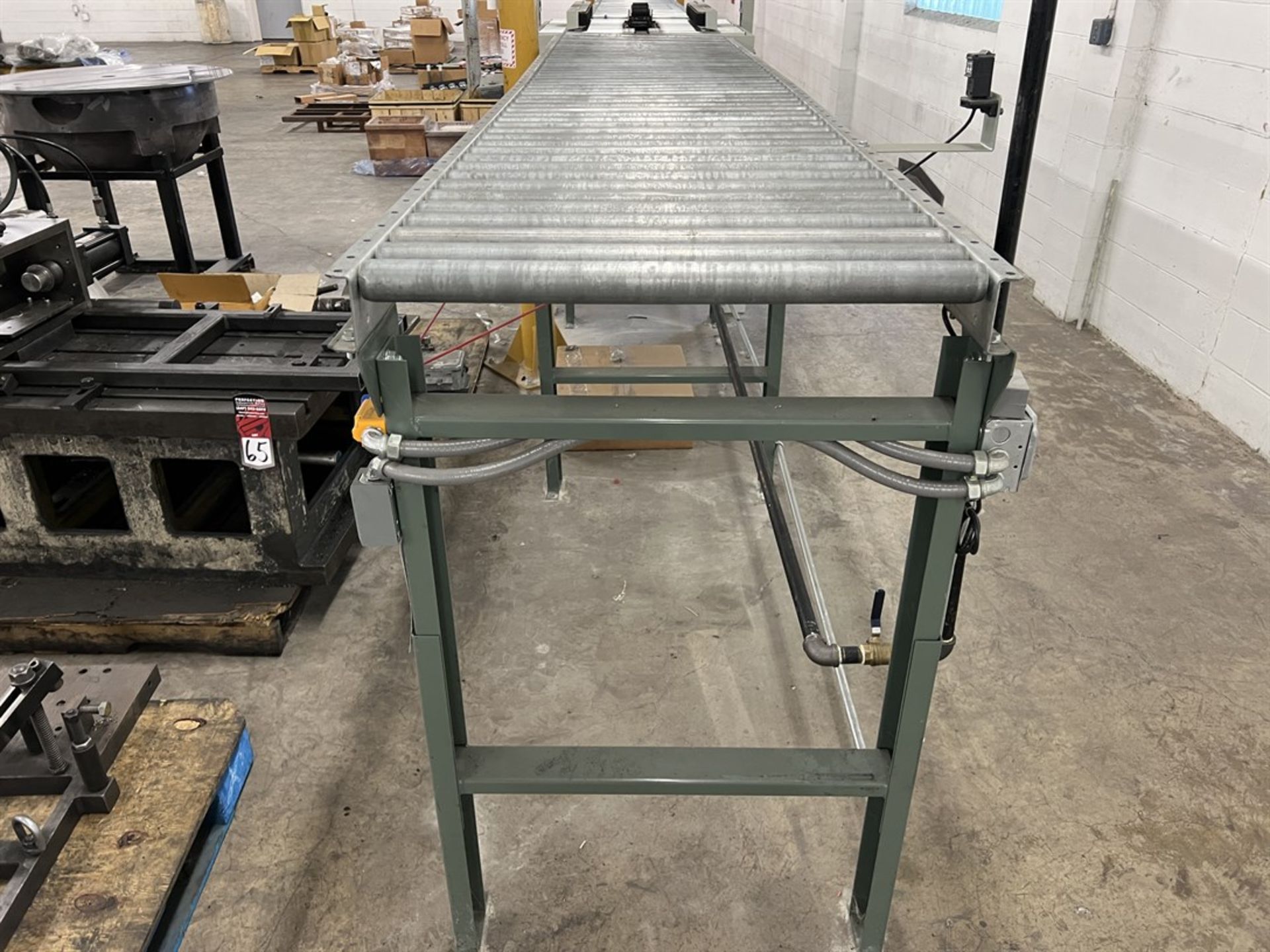 Roller Conveyor, 28"W x 12'L - Image 2 of 3