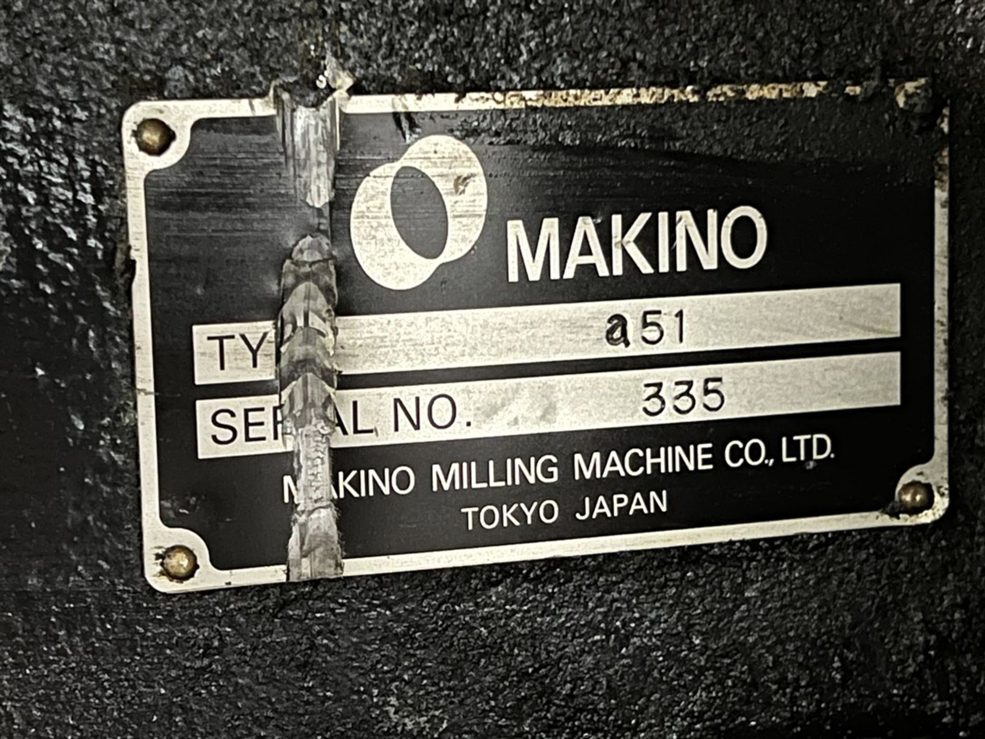 2004 MAKINO A51 4-Axis Horizontal Machining Center, s/n 335, Professional 3 Control, 22"X, 22"Y, 23( - Image 8 of 9