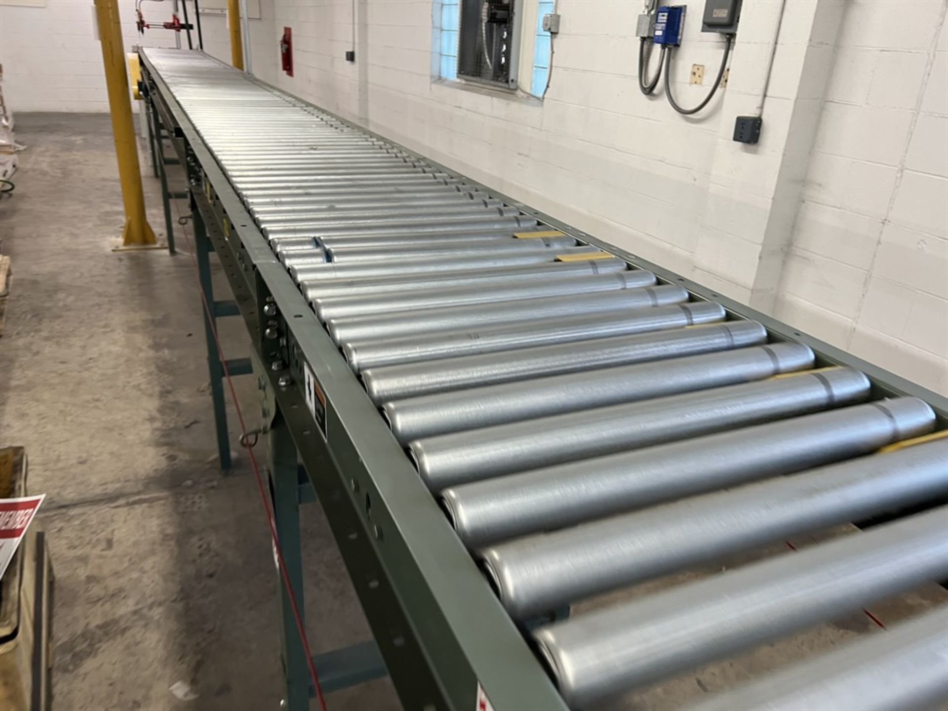 HYTROL Power Roller Conveyor, 21"W x 36'L - Image 2 of 3