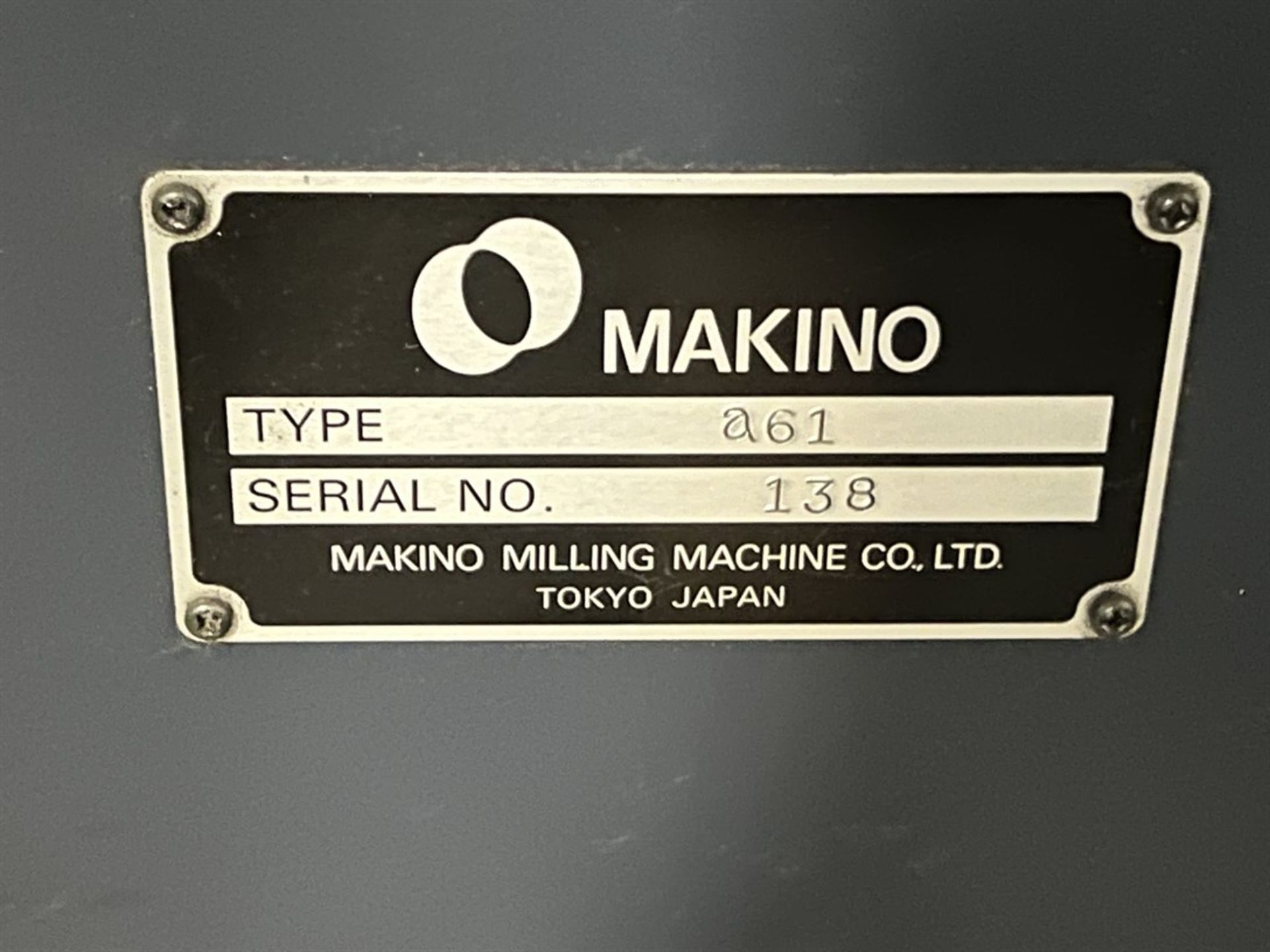 2005 MAKINO A61 4-Axis Horizontal Machining Center, s/n 138, Professional 3 Control, 28.7"X, 25.6"Y, - Image 11 of 13