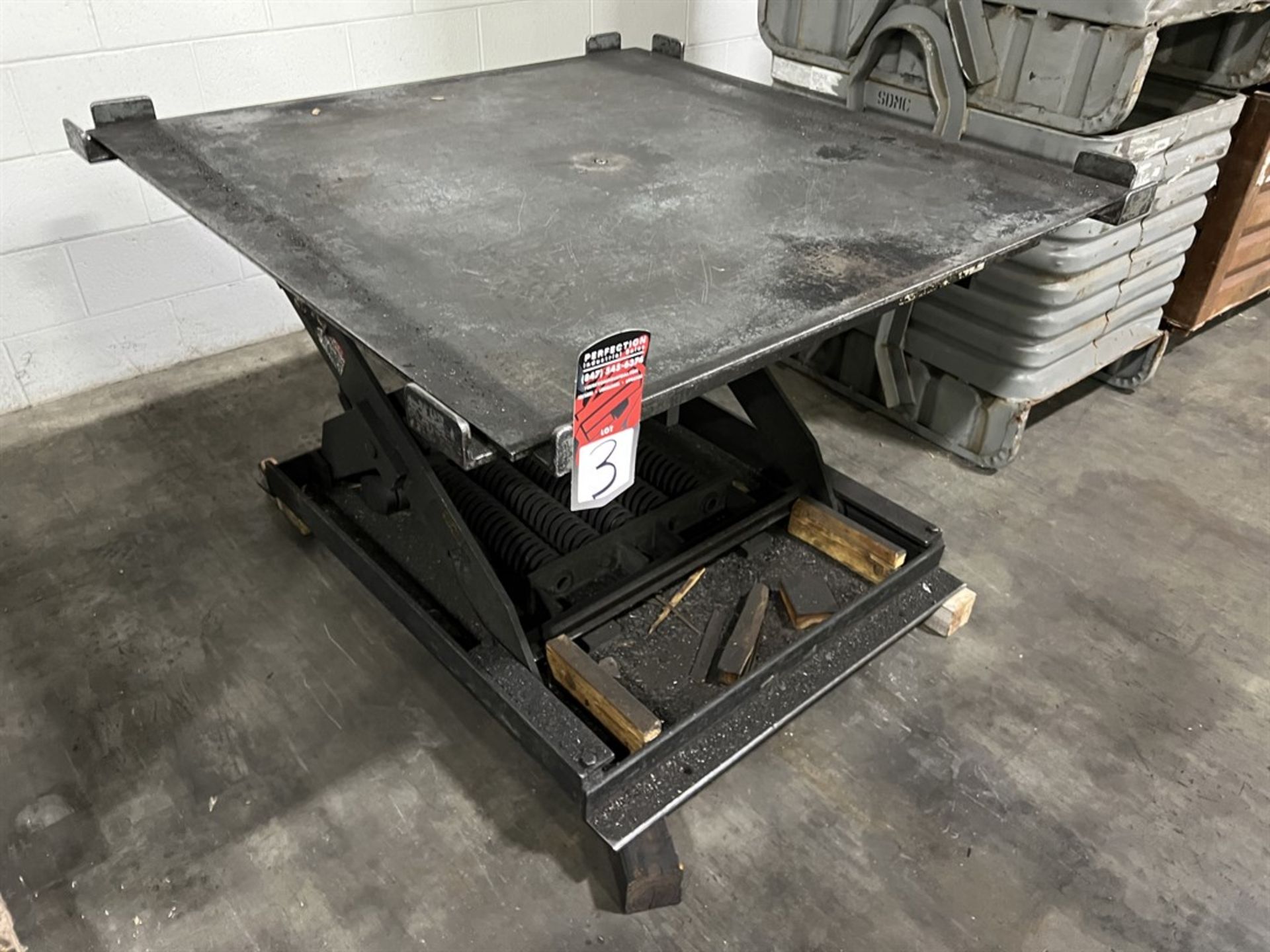 PENTALIFT PI2 Lift Table, 48" x 48", 4500 Lb. Capacity