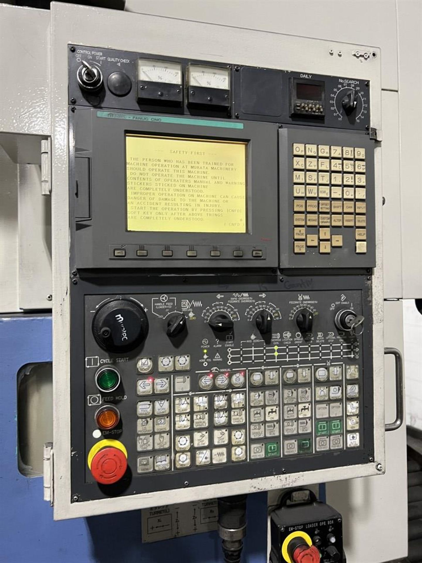 2006 MURATEC MW400 Dual Spindle Turning Center w/ Gantry Loader, s/n 05KX272730001,Muratec-Fanuc CNC - Image 5 of 8