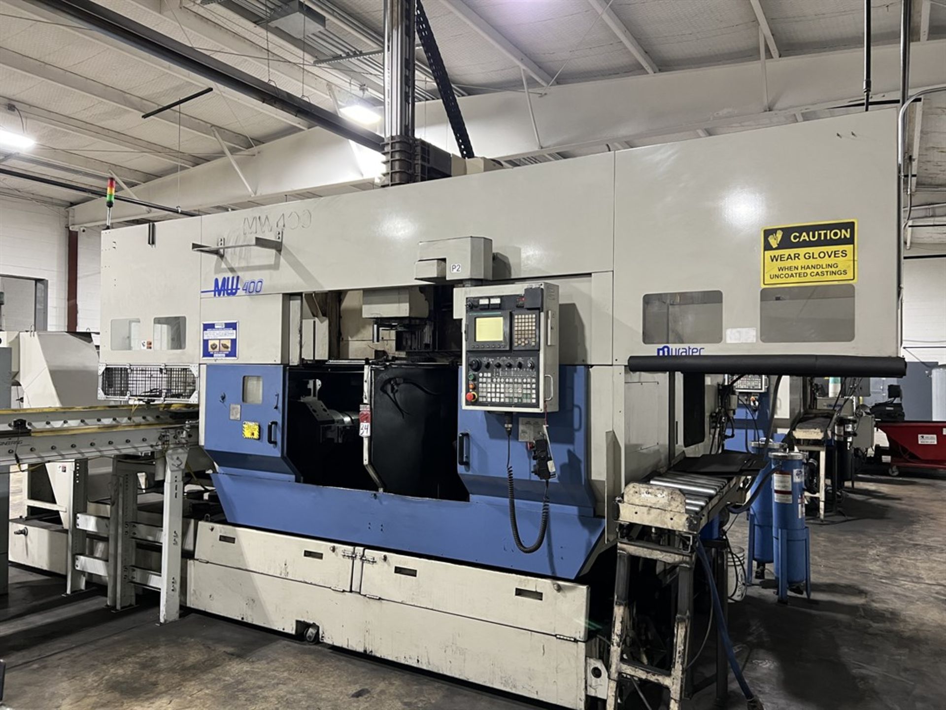 2006 MURATEC MW400 Dual Spindle Turning Center w/ Gantry Loader, s/n 05KX272740001, Muratec-Fanuc