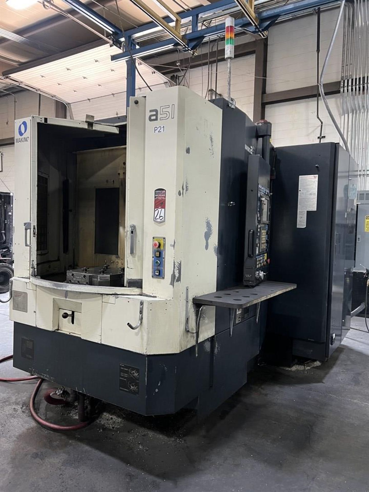 2004 MAKINO A51 4-Axis Horizontal Machining Center, s/n 335, Professional 3 Control, 22"X, 22"Y, 23( - Image 2 of 9