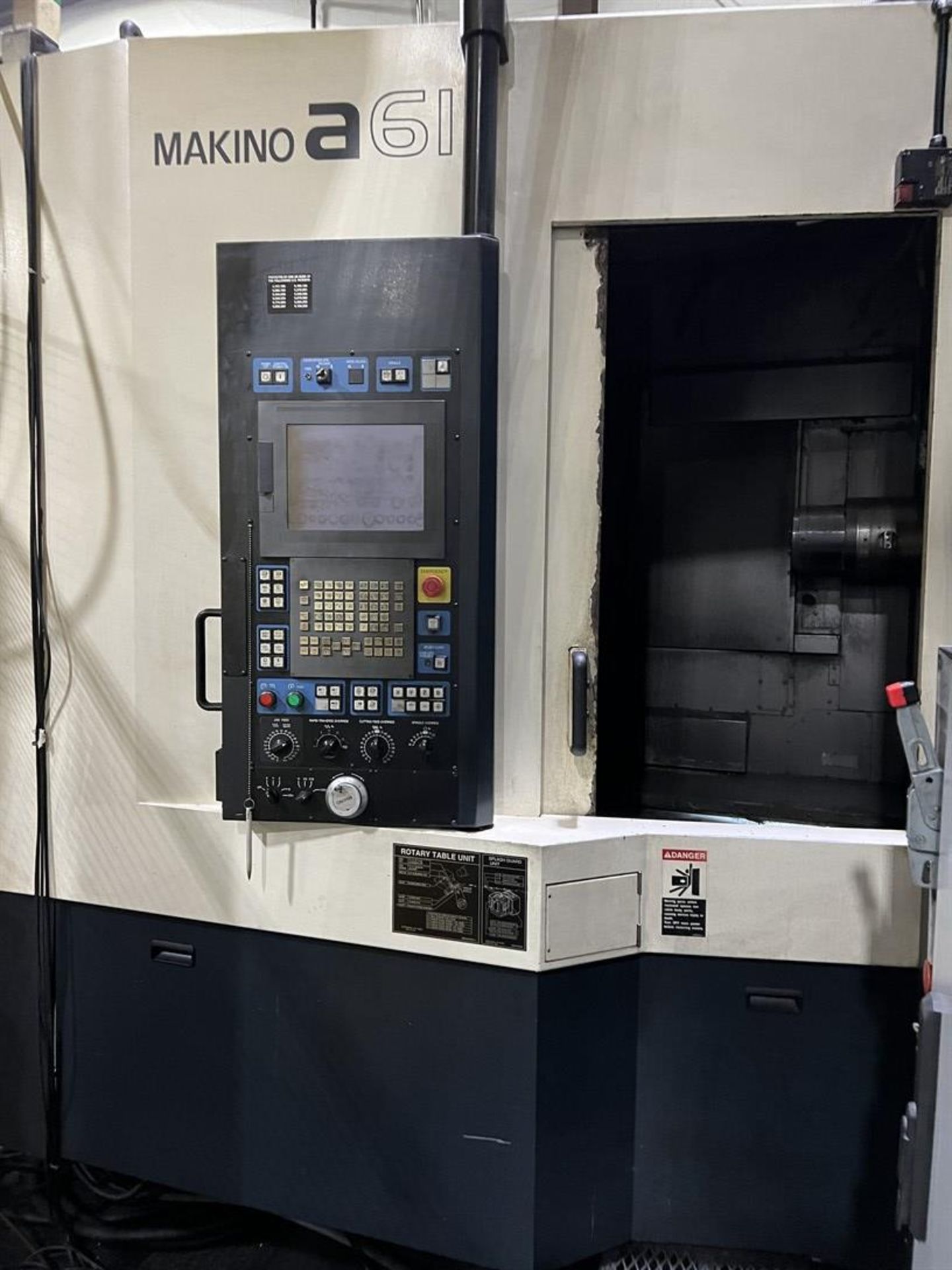 2005 MAKINO A61 4-Axis Horizontal Machining Center, s/n 138, Professional 3 Control, 28.7"X, 25.6"Y, - Image 5 of 13