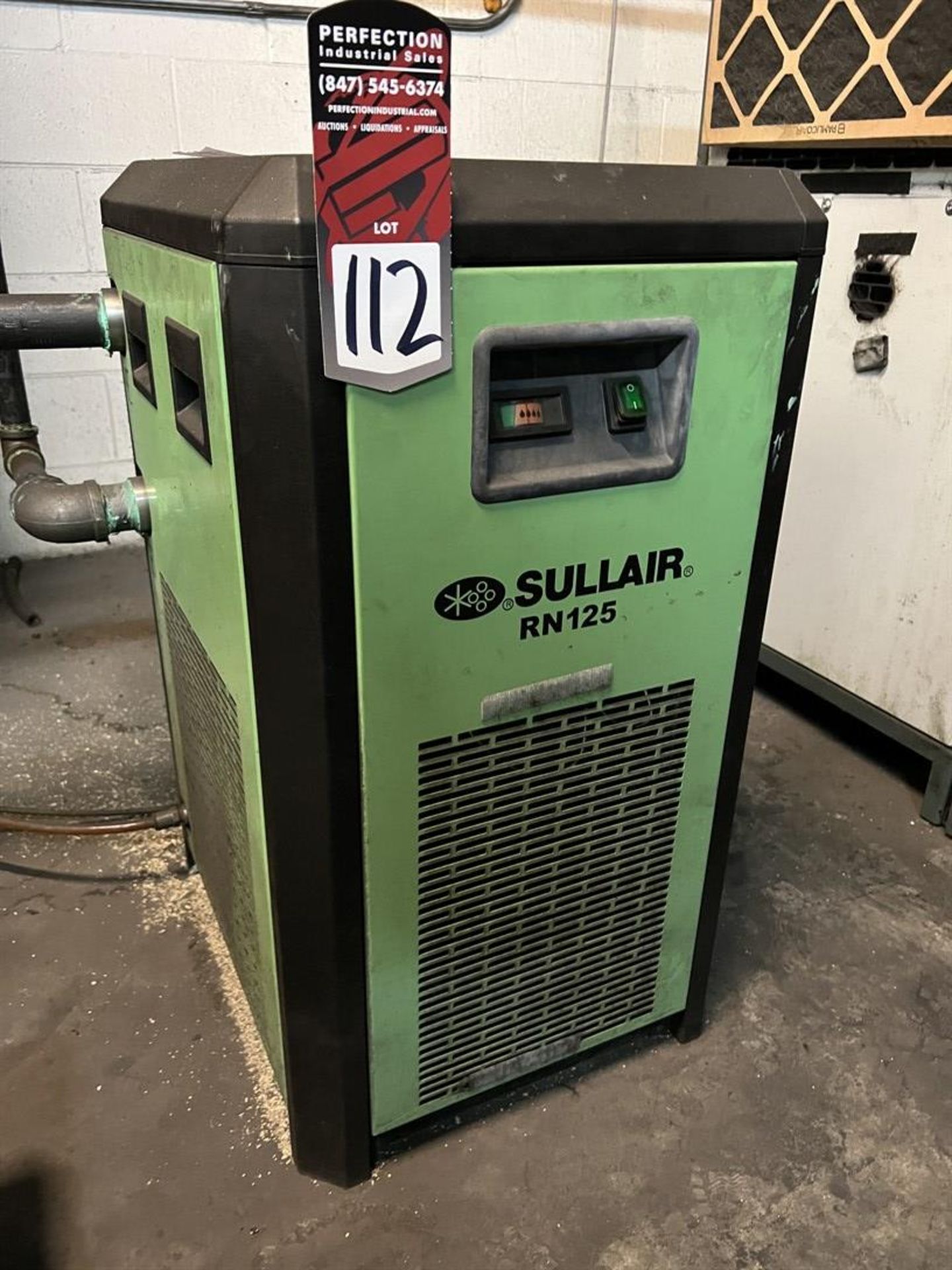 SULLAIR RN-125 Refrigerated Air Dryer, s/n 0616SA00587, 230 PSIG - Image 3 of 4