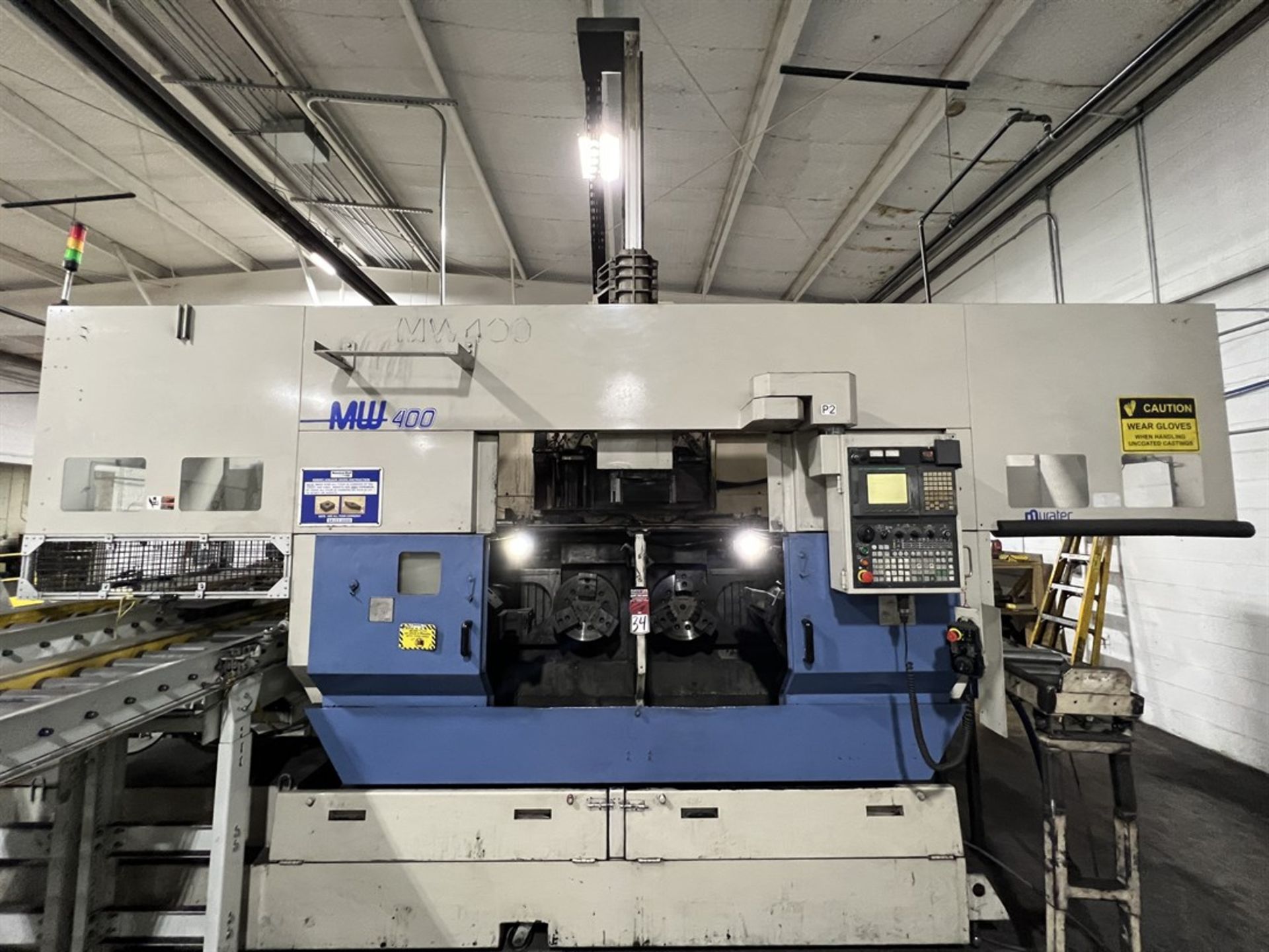 2006 MURATEC MW400 Dual Spindle Turning Center w/ Gantry Loader, s/n 05KX272740001, Muratec-Fanuc - Image 2 of 9