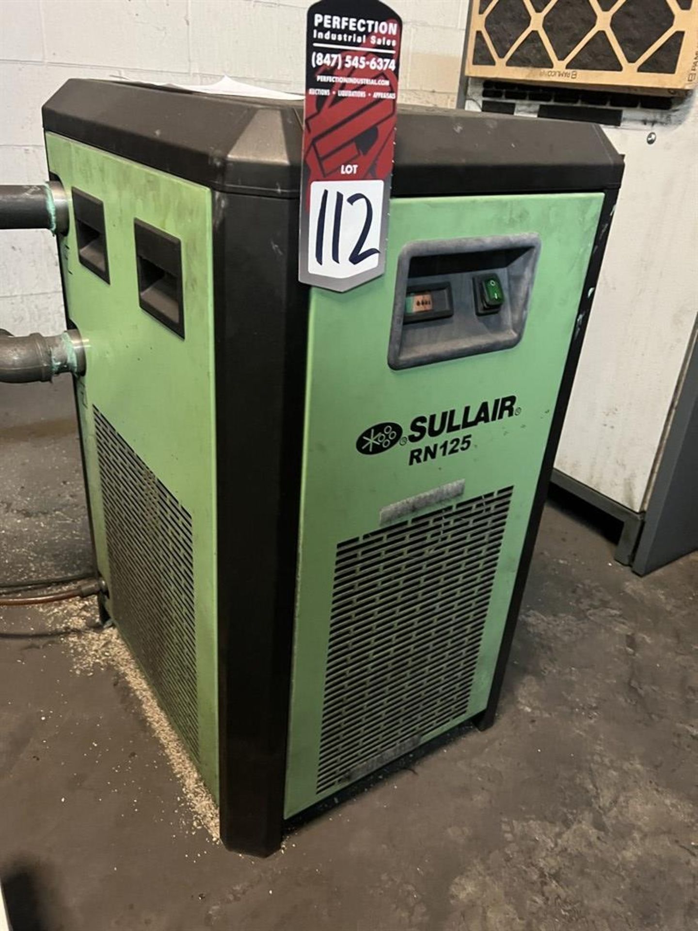 SULLAIR RN-125 Refrigerated Air Dryer, s/n 0616SA00587, 230 PSIG - Image 2 of 4