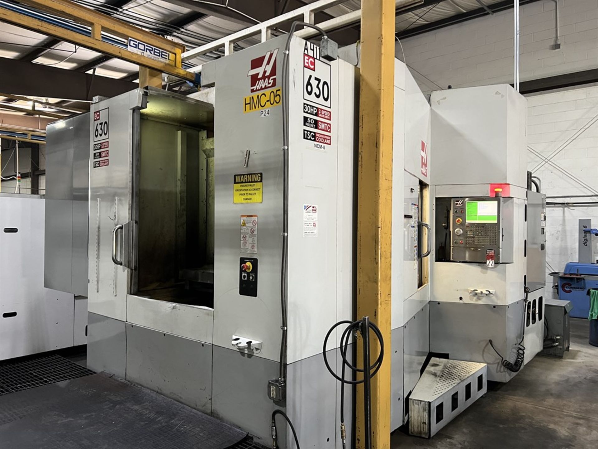 2008 HAAS EC-630 4-Axis Dual Pallet Horizontal Machining Center, s/n 2052680