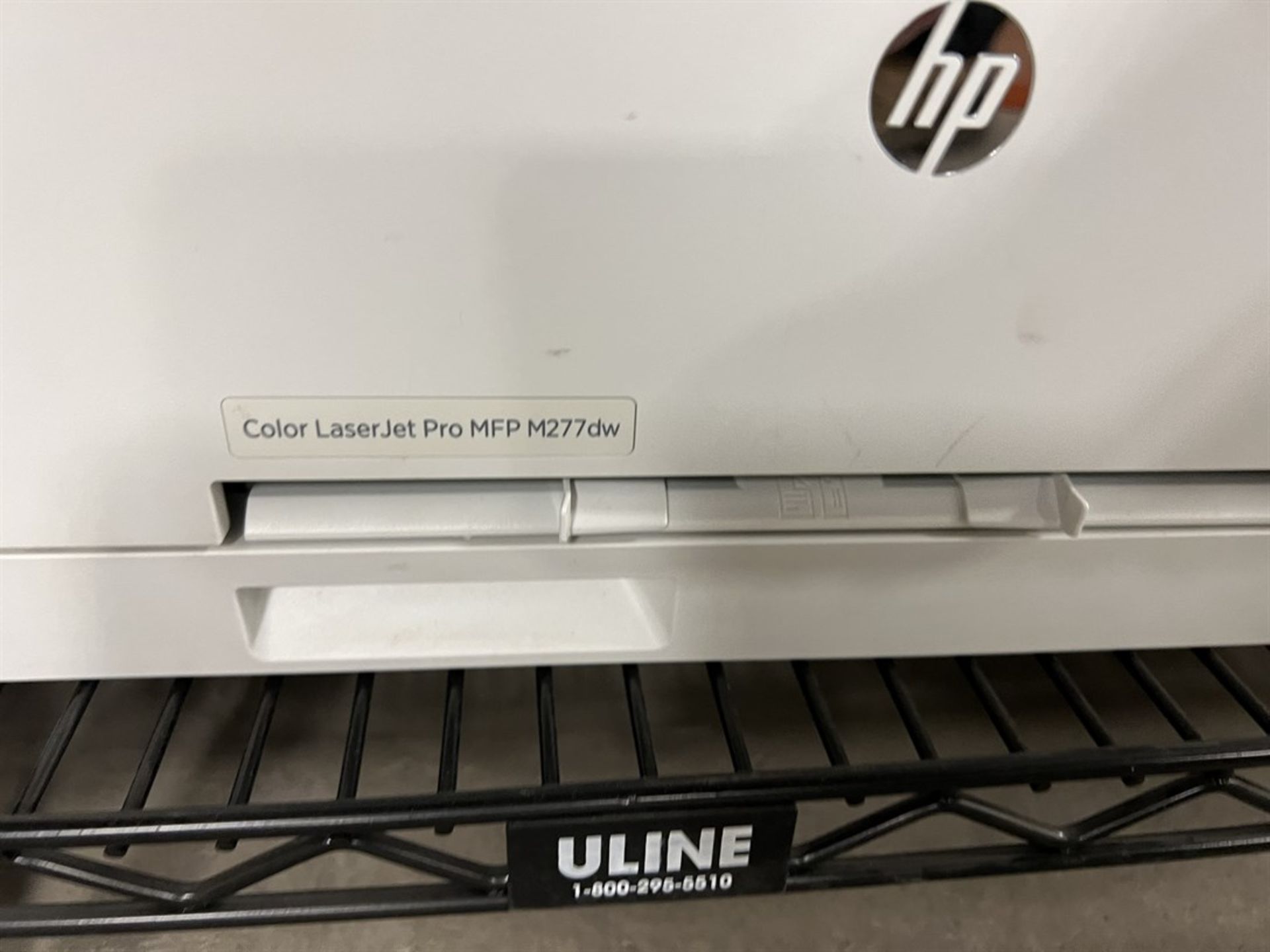 Lot of (2) HP Laser Jet Pro MFP M4277dw Printers - Image 2 of 3