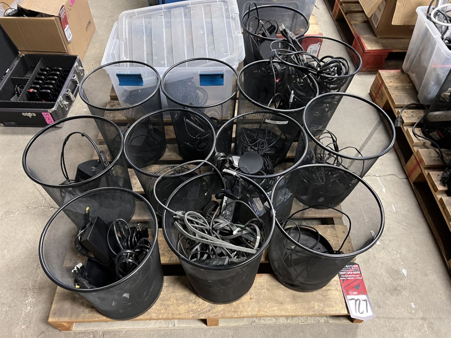 Lot of Assorted Laptop and Monitor Power Cords