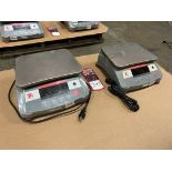Lot of (2) OHAUS Ranger 4000 Digital Bench Top Scales