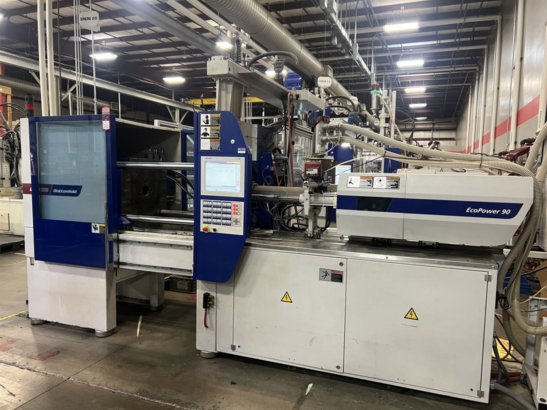 (PRESS ONLY) 2015 WITTMANN BATTENFELD ECOPOWER 90/350 All Electric 90 Ton Injection Molder, s/n 1365