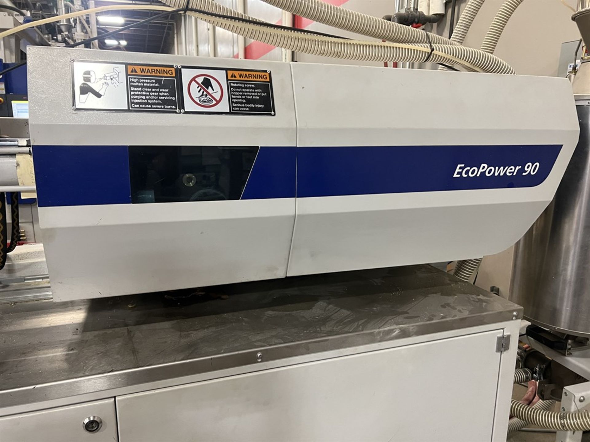 (PRESS ONLY) 2015 WITTMANN BATTENFELD ECOPOWER 90/350 All Electric 90 Ton Injection Molder, s/n 1365 - Image 7 of 7