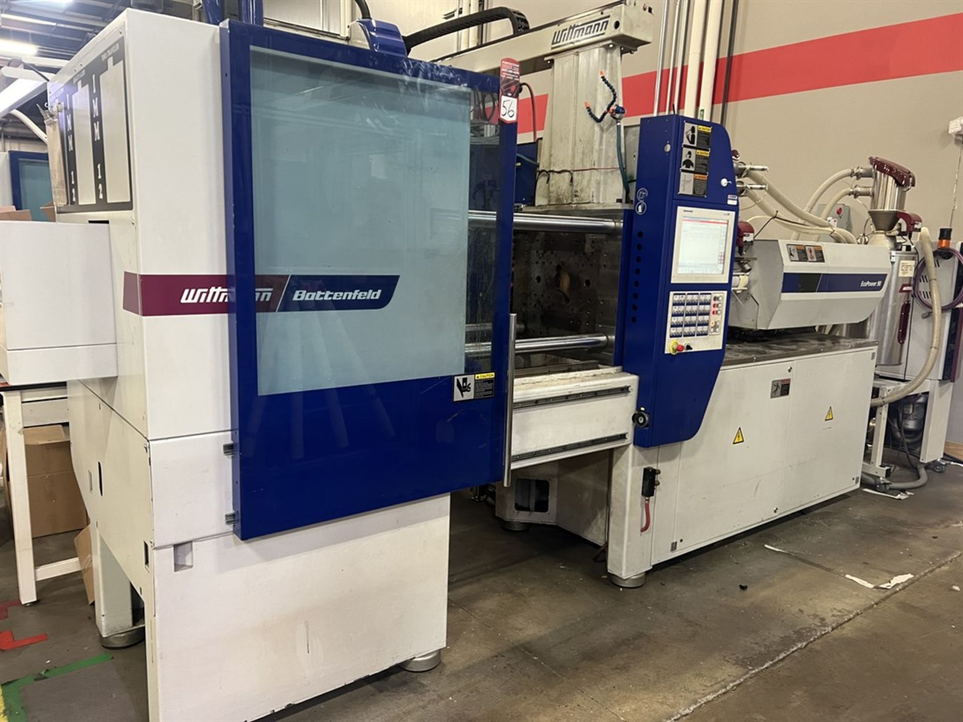 (PRESS ONLY) 2015 WITTMANN BATTENFELD ECOPOWER 90/350 All Electric 90 Ton Injection Molder, s/n 1365 - Image 2 of 7