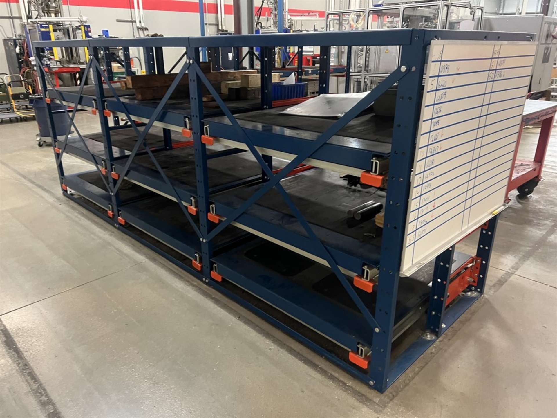 SPG E-Z Glide Pull Out Drawer Die Racks, 13'6'L x 5'2