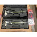 Lot of (2) MITUTOYO Absolute Digimatic 6" Digital Calipers