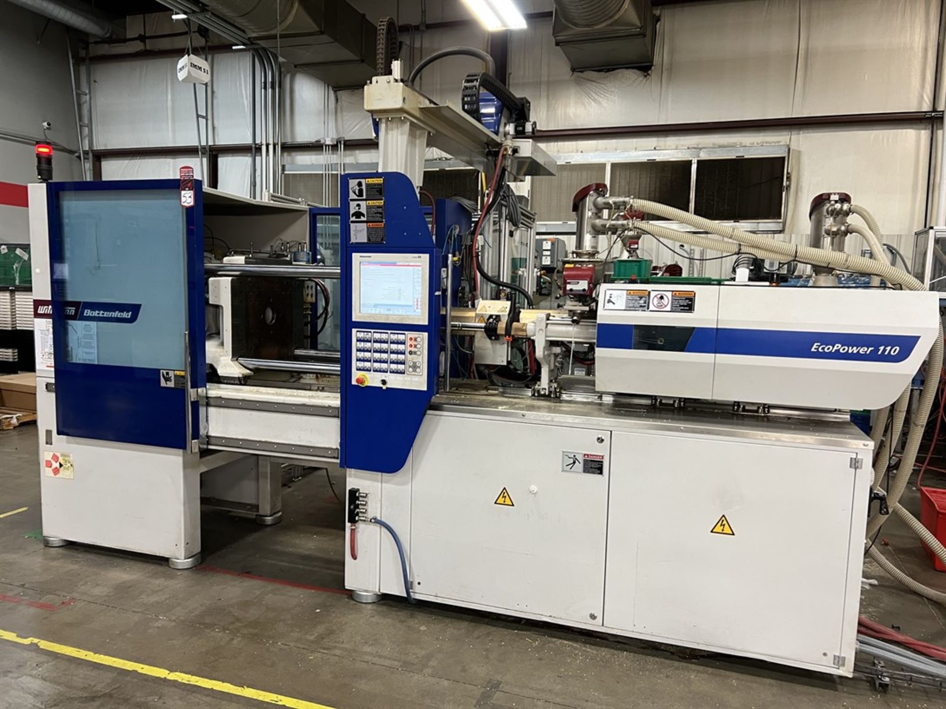 (PRESS ONLY) 2013 WITTMANN BATTENFELD ECOPOWER 110/350 Electric 110 Ton Injection Molder, s/n 134808