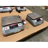 Lot of (2) OHAUS Ranger 4000 Digital Bench Top Scales