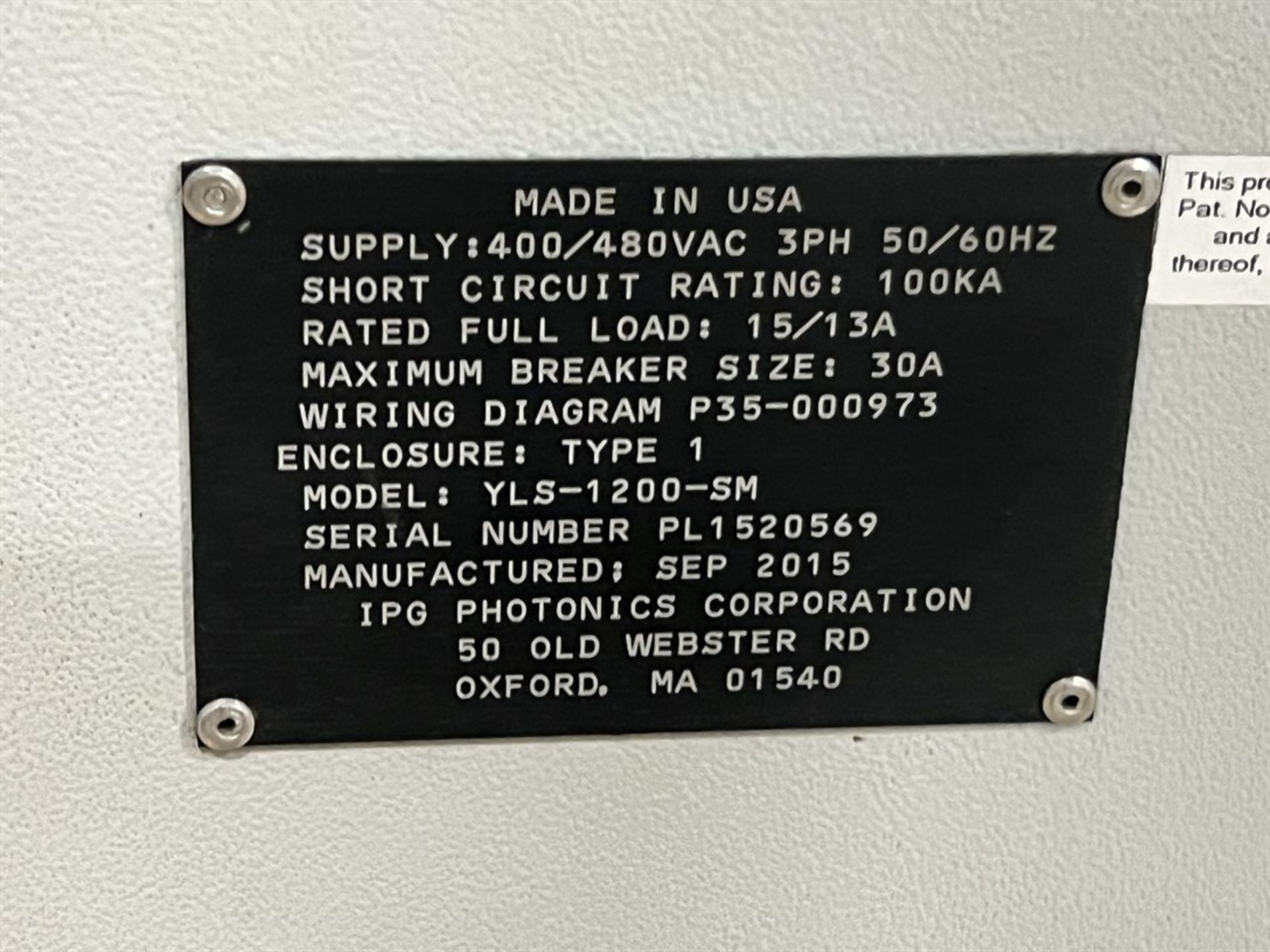 ALPHA INTEGRATION Ammunition Clip Assembly Weld and Sand Cell Comprising 2015 IPG PHOTONICS YLS-1200 - Image 9 of 25