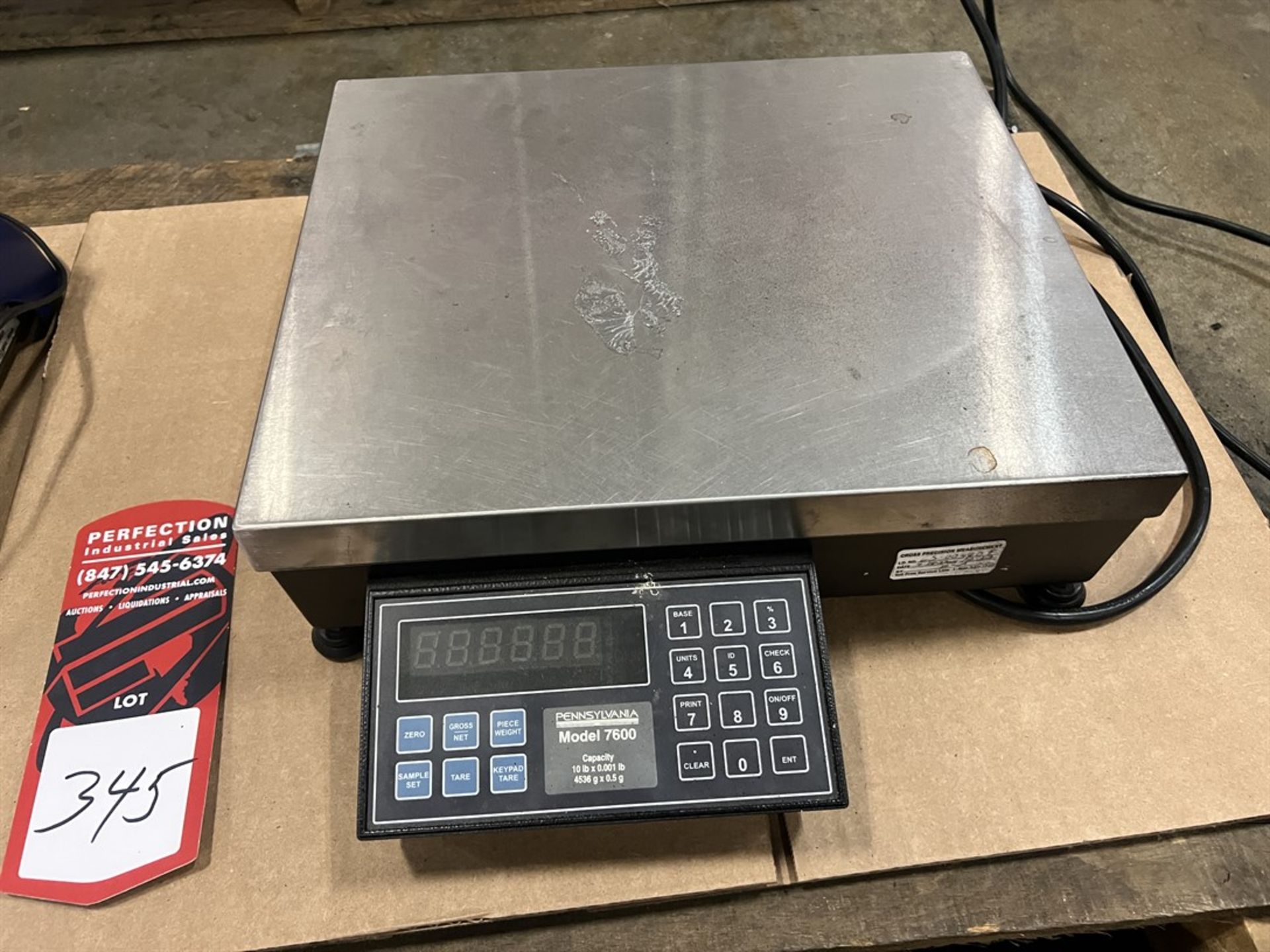 Lot Comprising METTLER TOLEDO Viper SD 30 and PENNSYLVANIA 7600 Digital Bench Top Scales - Image 2 of 3