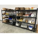 Lot of (2) Shelving Units, 6' x 6' x 2'