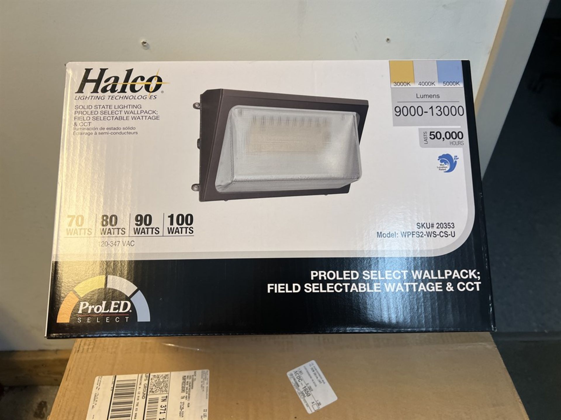 Lot of (5) HALCO WPFS2-WS-CS-U PRO LED Select Light Fixtures - Image 2 of 3