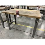 Wood Top Work Bench, 30" x 48"