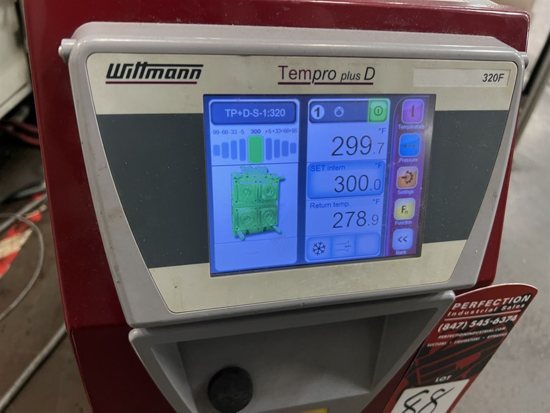 WITTMANN TEMPRO PLUS D 320F Temperature Control Unit, s/n 335013 - Image 2 of 3