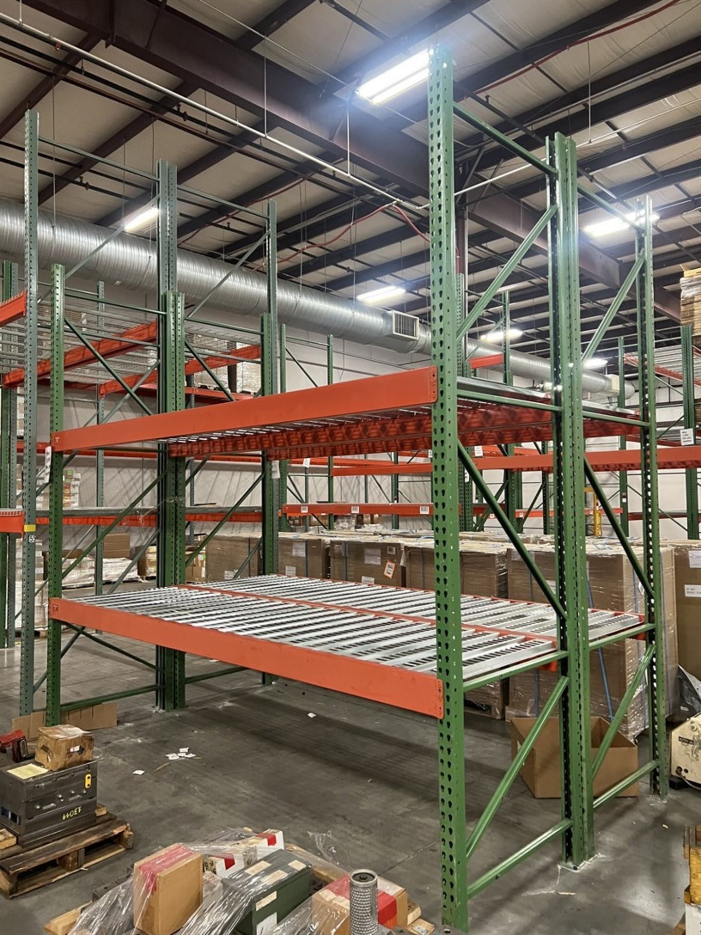 Lot Comprising (2) Sections of 16' H Pallet Racking and (2) Sections of 12'H, 12' Crossbeams, 48" De - Image 2 of 3