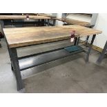 Wood Top Work Bench, 30" x 72"