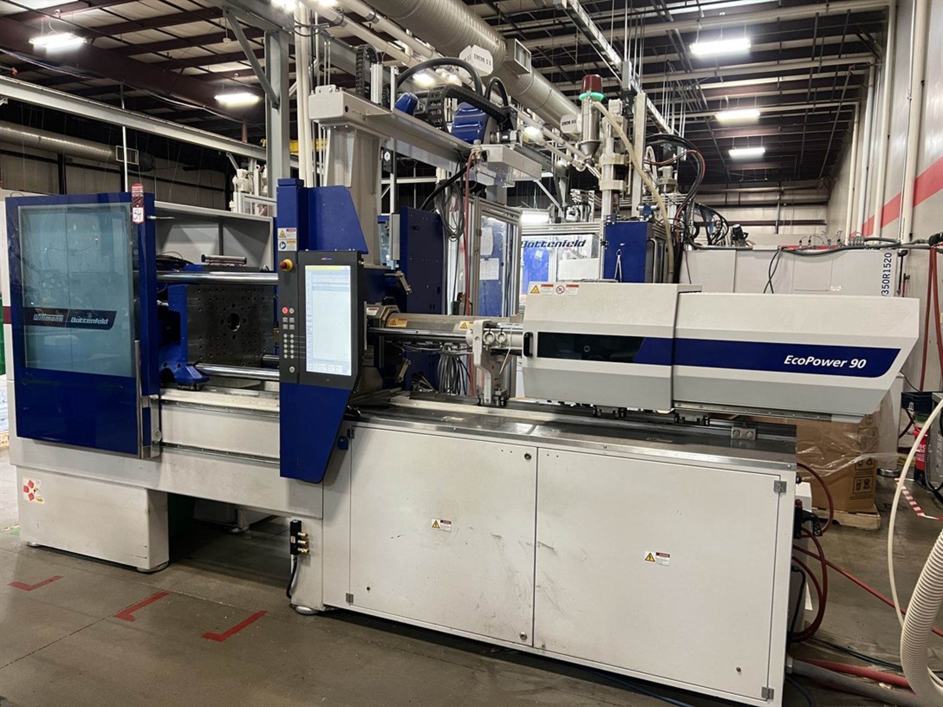(PRESS ONLY) 2018 WITTMANN BATTENFELD ECOPOWER 90/350 All Electric 90 Ton Injection Molder, s/n 1395