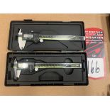 Lot of (2) MITUTOYO Absolute Digimatic 6" Digital Calipers