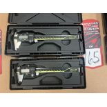 Lot of (2) MITUTOYO Absolute Digimatic 6" Digital Calipers