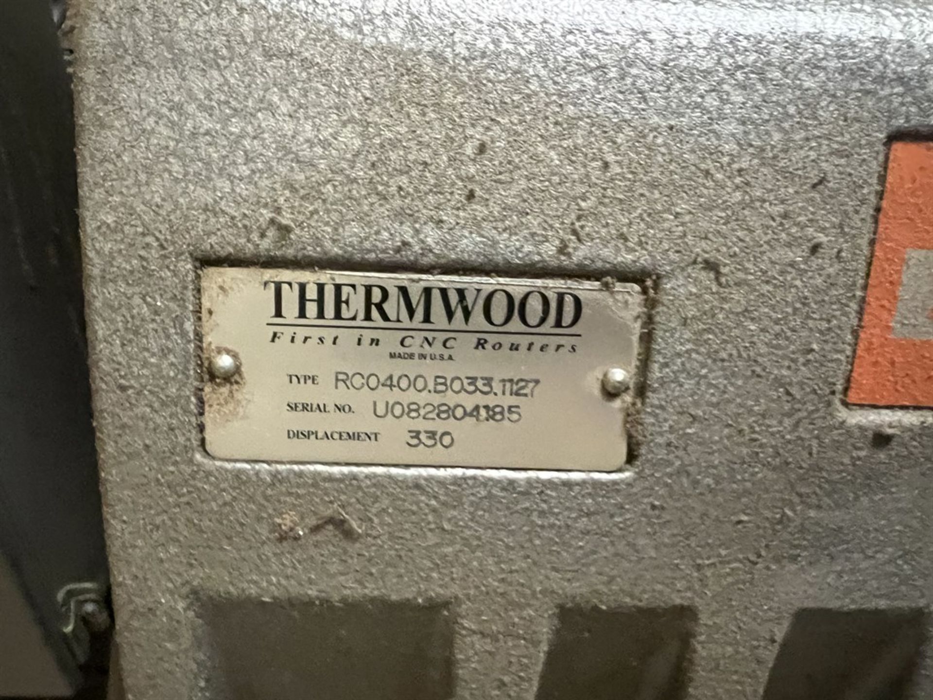 2008 THERMWOOOD CORP. M45-510 CNC Router, s/n 0S453031108, 3-Axis, 5’ x 10’ Table, 5-ATC, 40 - Image 11 of 18