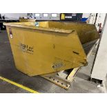 WRIGHT Self Dumping Hopper, Approx. 2 Cu. Yd.