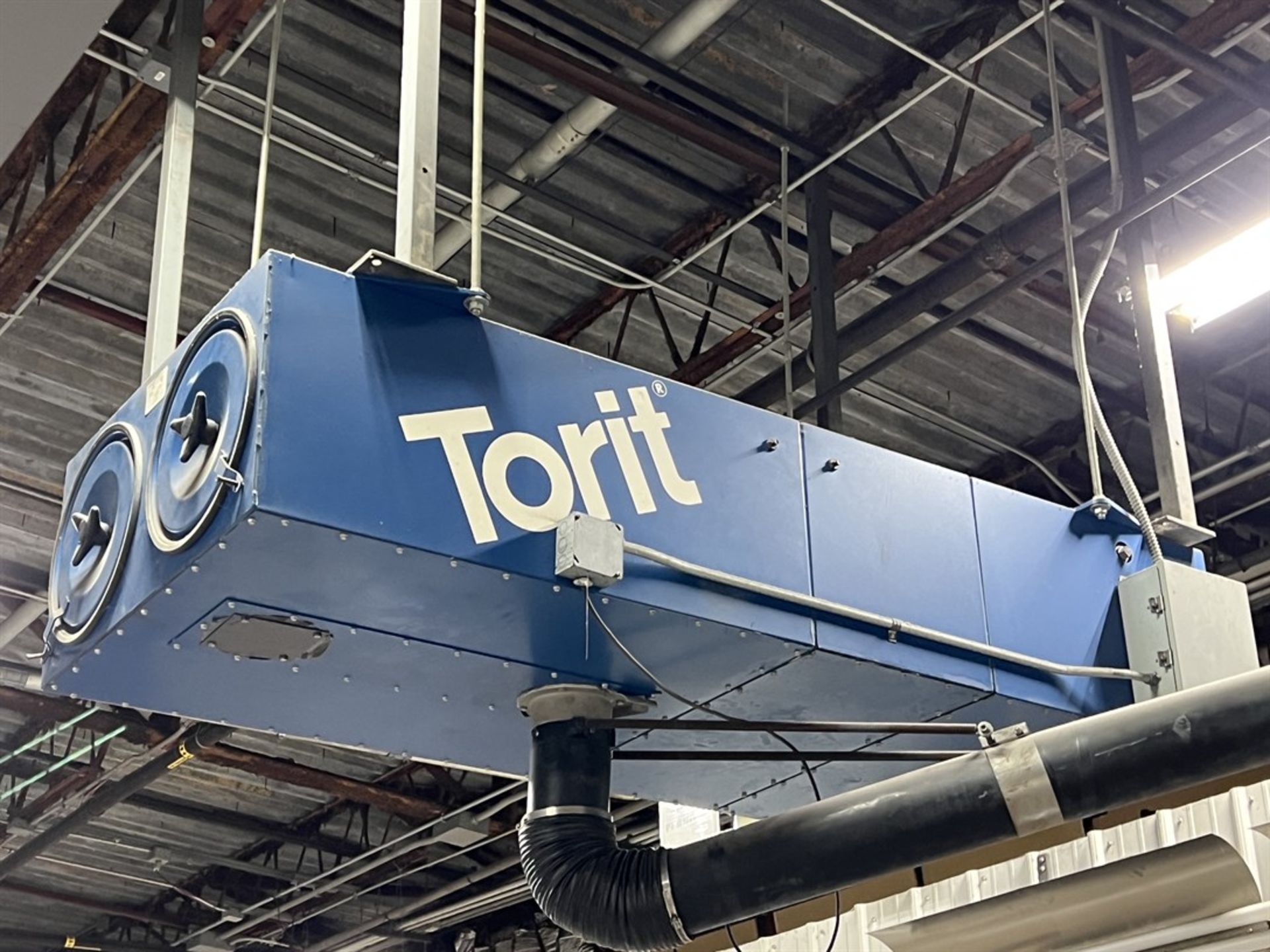 DONALDSON TORIT Trunkline 2000 Collection Systems, s/n IG575708-2, 5 HP, 3450 RPM (A removal/rigging