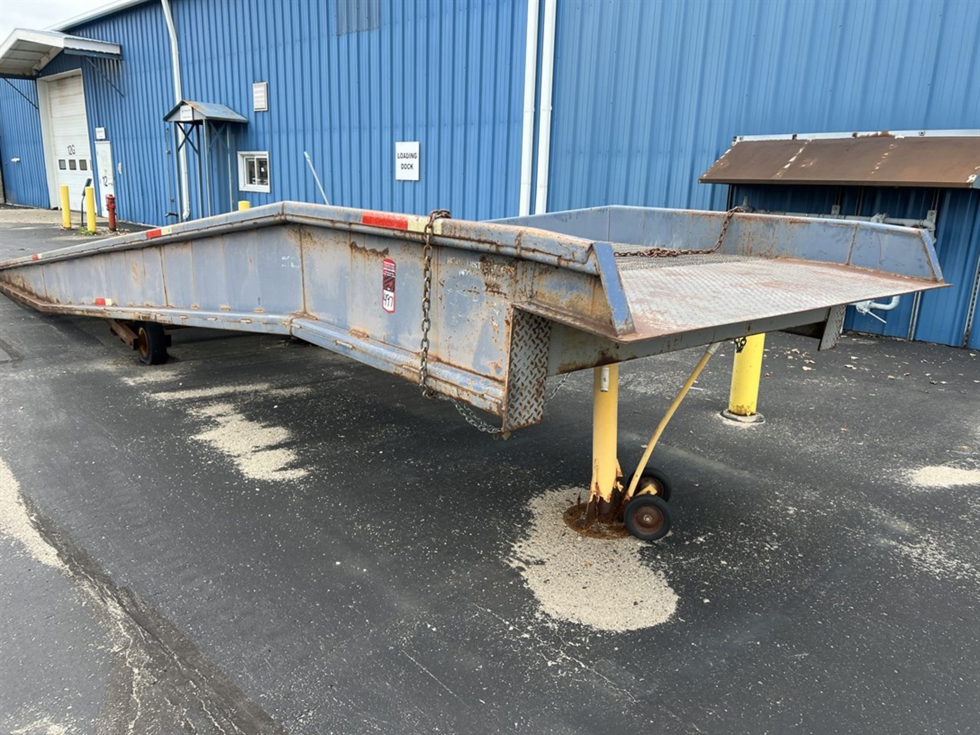 BLUFF 16SYS8436L Dock Ramp, s/n 206251, 16,000 Lb. Capacity (A removal/rigging fee of $375 will be