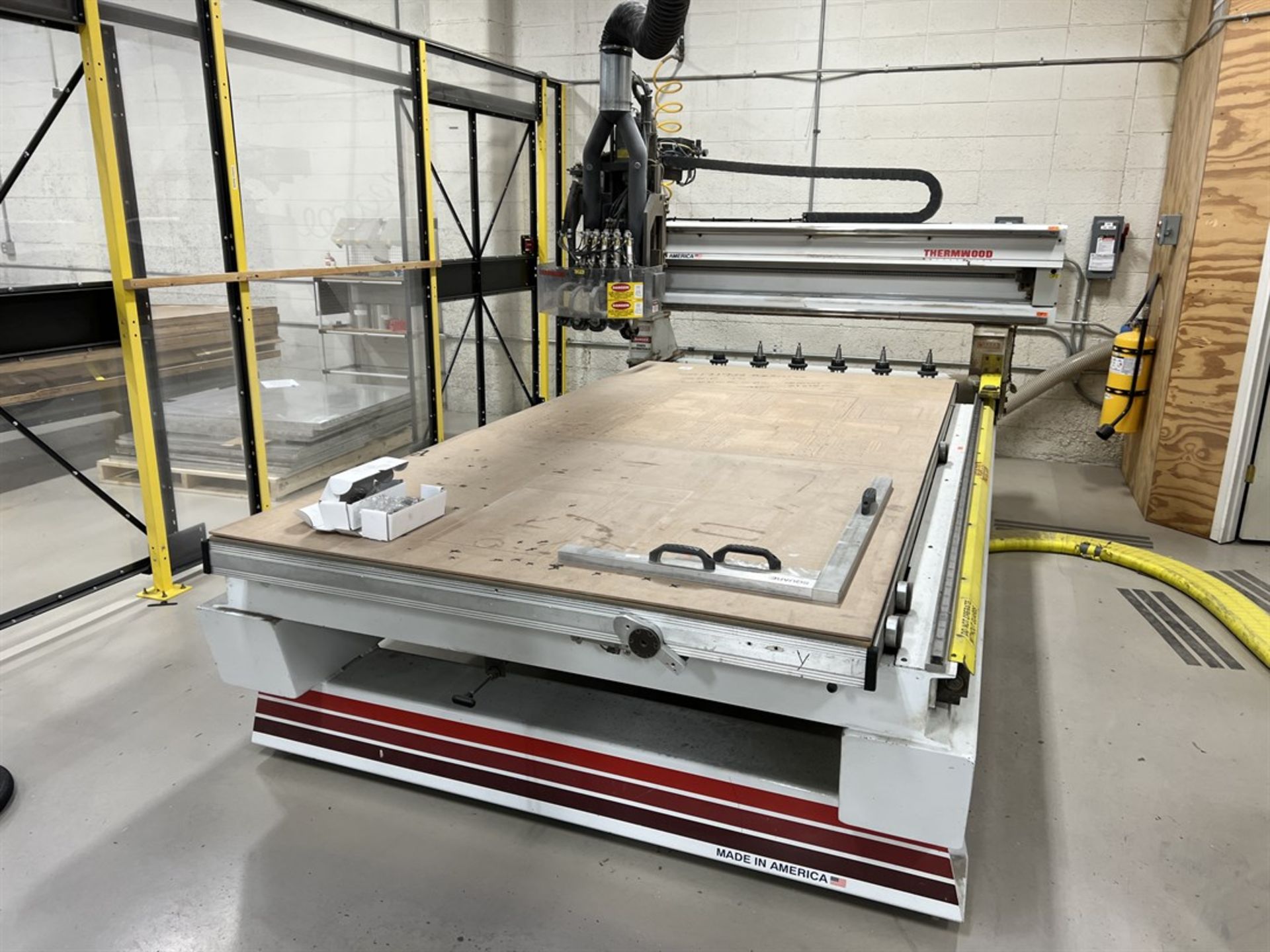 2008 THERMWOOOD CORP. M45-510 CNC Router, s/n 0S453031108, 3-Axis, 5’ x 10’ Table, 5-ATC, 40