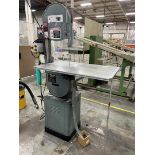 DELTA 28-303 Vertical Bandsaw, s/n 94A99005, 22” x 35.5” Table, 13” Throat (A removal/rigging fee of