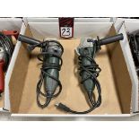 Lot of (2) METABO W7-1154 4-1/2" Angle Grinders