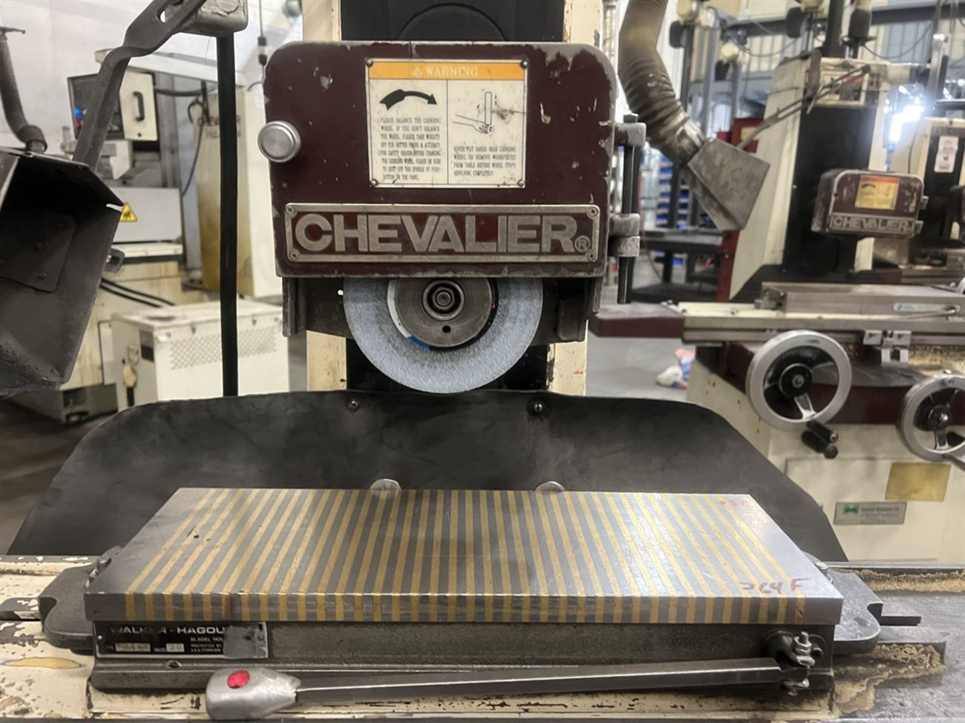 CHEVALIER FSG-618M Hand Feed Surface Grinder, s/n - Image 4 of 6