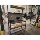 Inspection Table 60" x 26.5" w/ Granite Surface Plate 12" x 18" x 4"