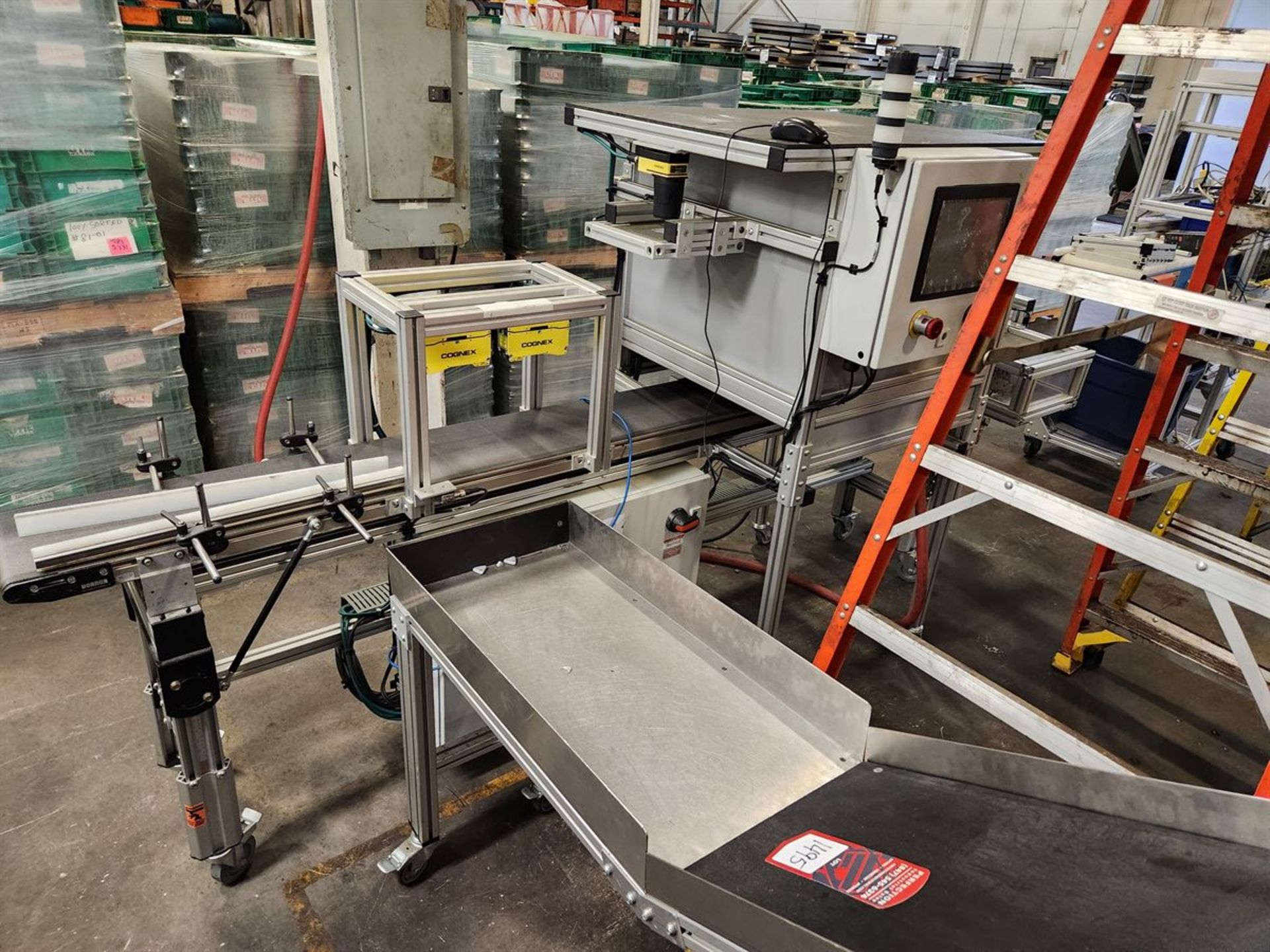 Sidac Systems Brake Assembly Inspection Line w/ Parts Chute and Custom Belt Conveyor - Image 3 of 5