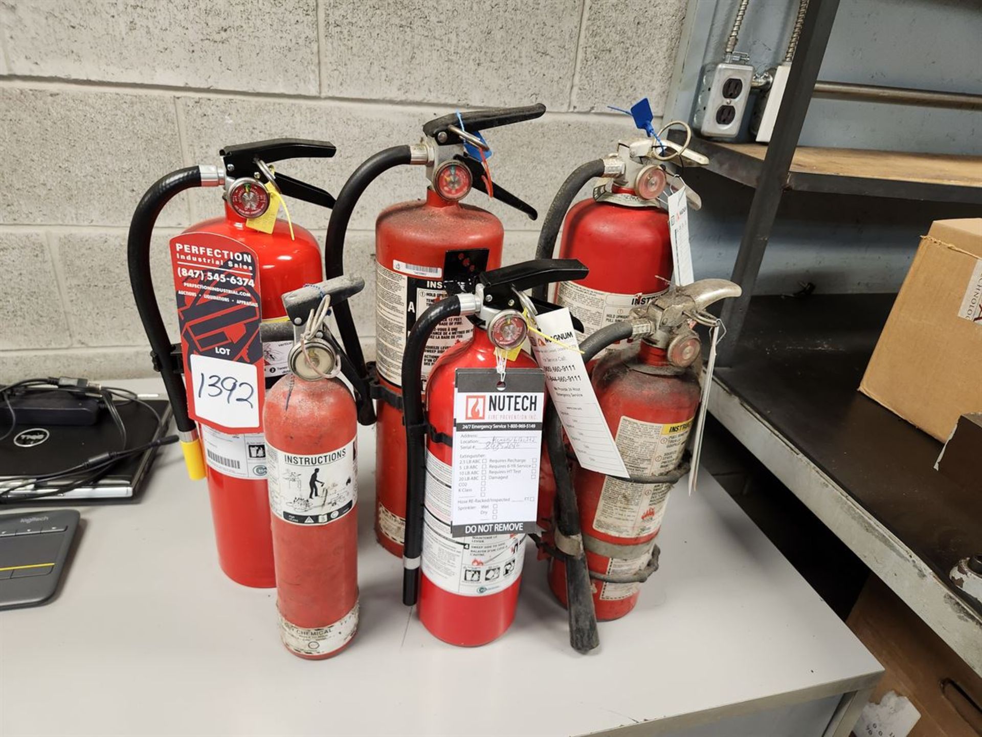 Lot of Fire Extinguishers